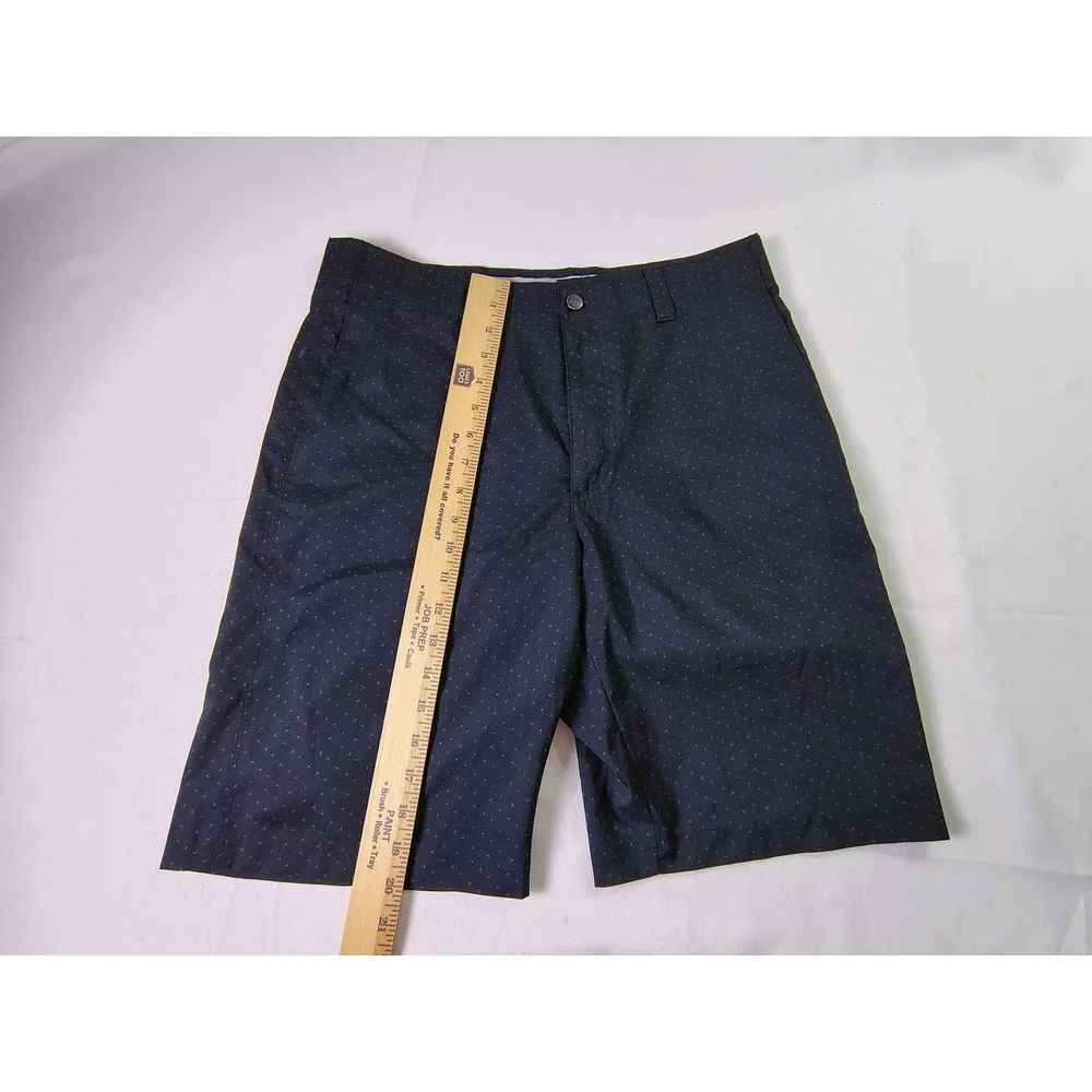 Callaway Mens Golf Shorts Size 32 Black Chevron Print Performance Stretch Active